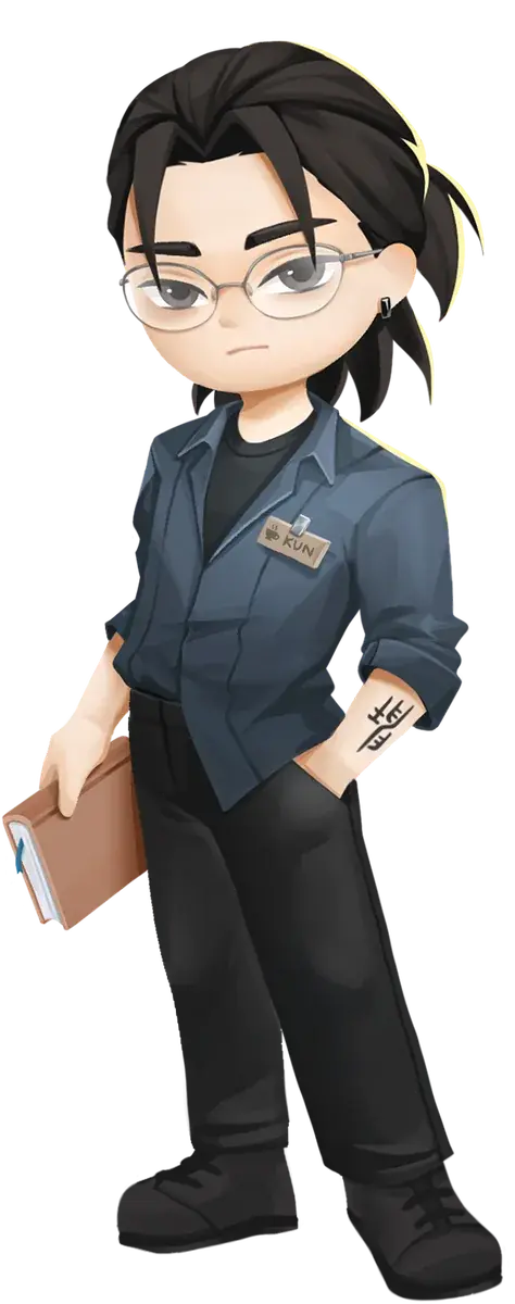 Official Loftia artwork of the NPC Kun