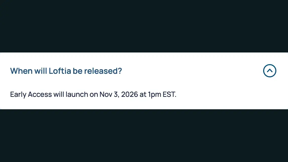 Early Access is scheduled for November 3, 2026, at 1 p.m. EST