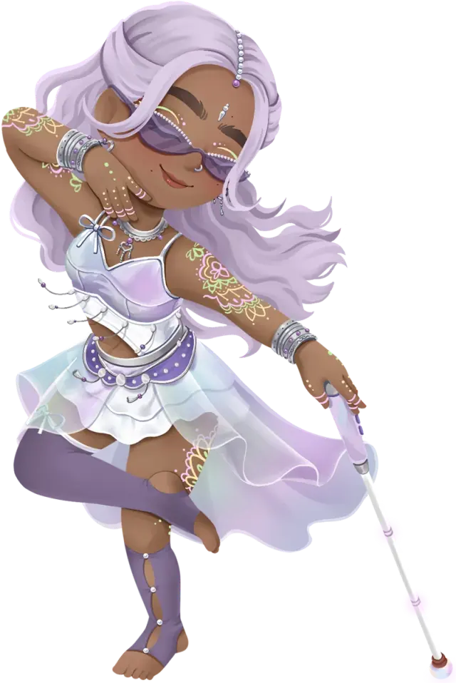 Official Loftia artwork of the NPC Leela
