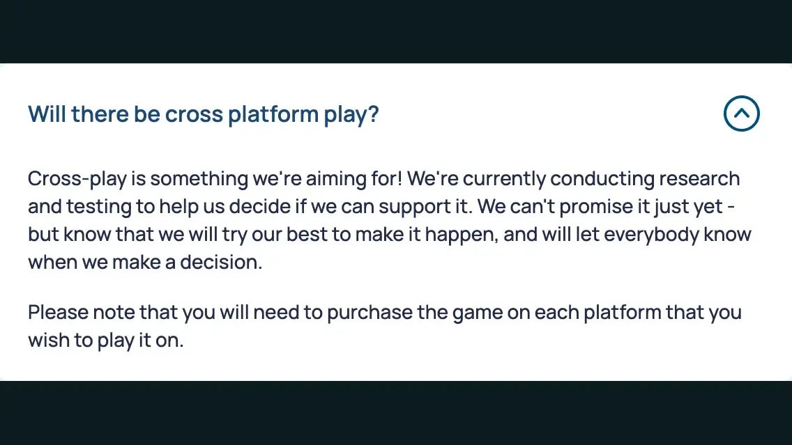 Cross-play remains unconfirmed and each platform needs a separate purchase