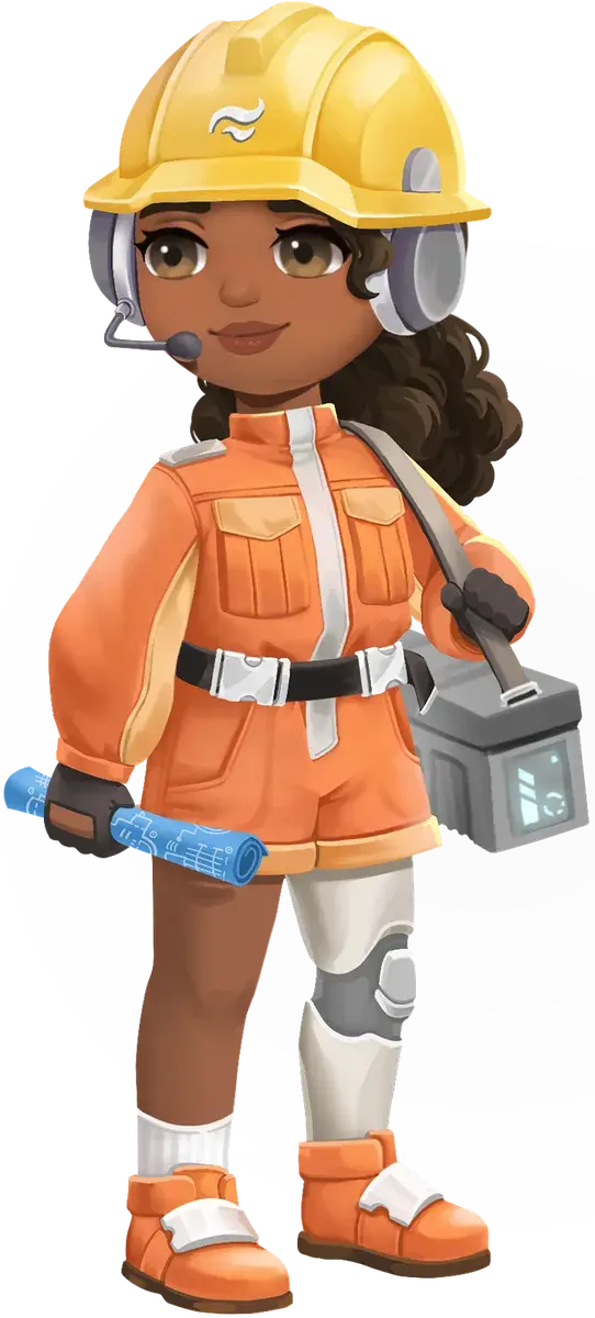 Official Loftia artwork of the NPC Amani
